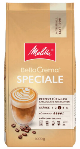 Melitta Bella Crema Speciale zrnková káva 1 kg