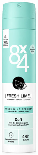 8x4 Fresh Lime Deo sprej pro ženy 150ml