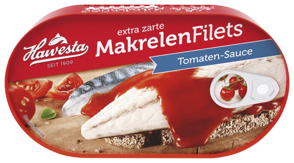 Hawesta Makrelenfilet in Tomaten Sauce 200 g