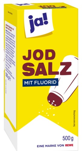 Ja! Jodsalz mit Fluorid 500 g