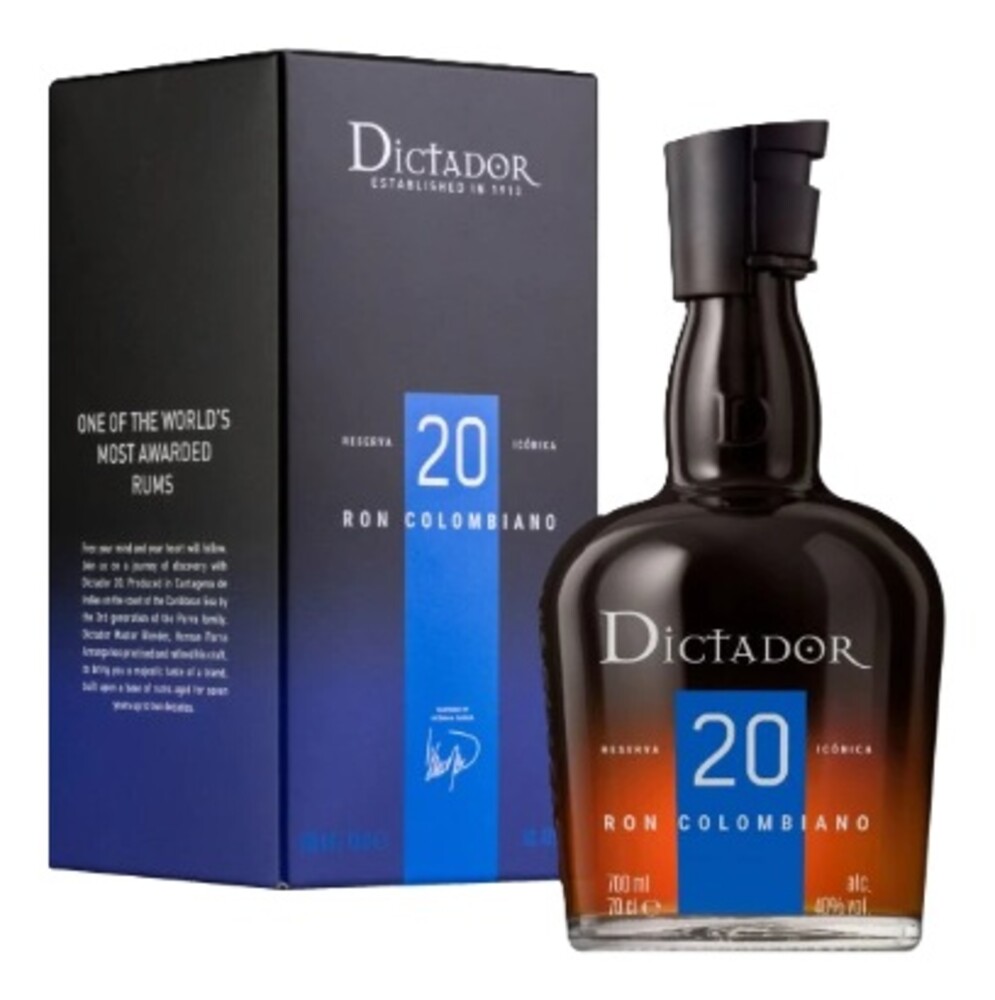 Dictador Rum 20y 40% 0,7 l (karton)