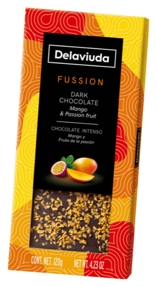 Delaviuda Fussion Dark Chocolate Mango Passion Fruit 120 g
