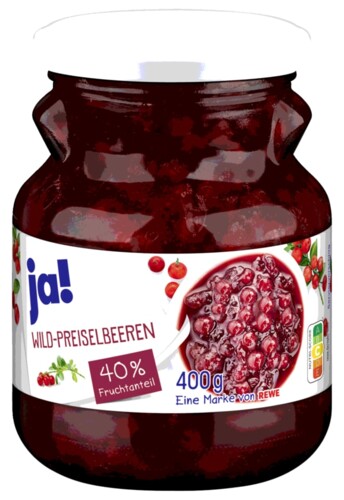 Ja! Wildpreiselbeeren 400 g 
