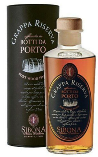 Sibona Grappa  Riserva Botti Da Porto 40% 0,5 l (karton)