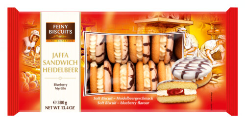 Jaffa Sandwich Heidelbeer Sahne 380 g