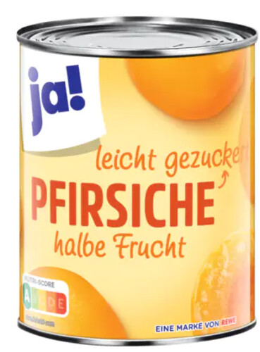Yeah! Pfirsche Halbe Frucht 820 g