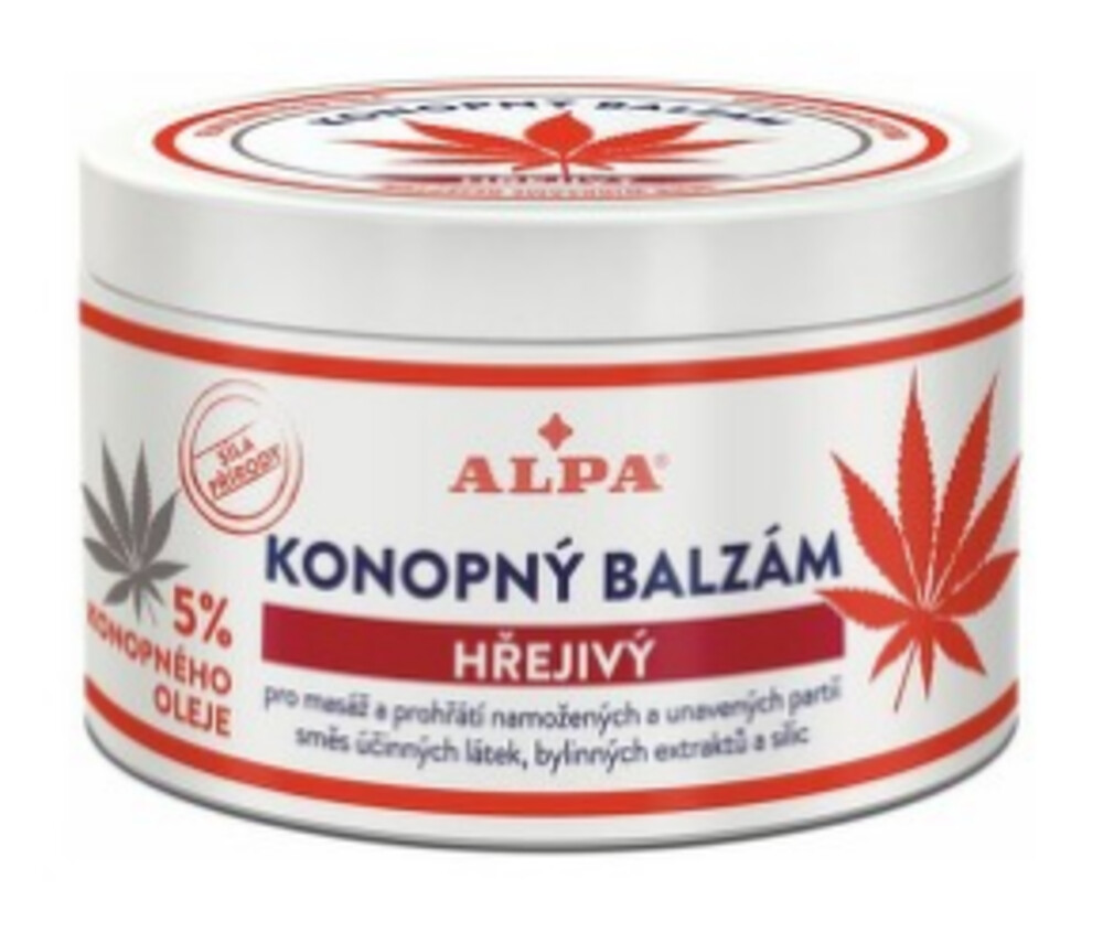 Alpa konopný balzám hřejivý 250 ml
