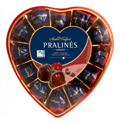 Maitre Truffout Pralinés Kirsch Srdce 140 g