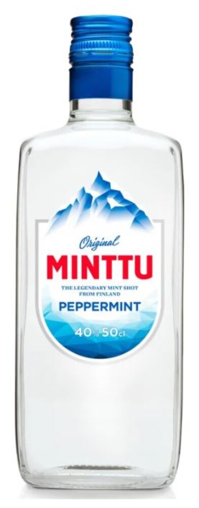 Minttu Peppermint 40% 0,5 l (holá láhev)