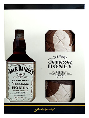 Jack Daniel’s Honey 35% 0,7 l +venkovní deka (karton)