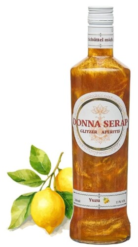Donna Serap Glitzer Aperitif Yuzu 15% 0,7 l (holá láhev)