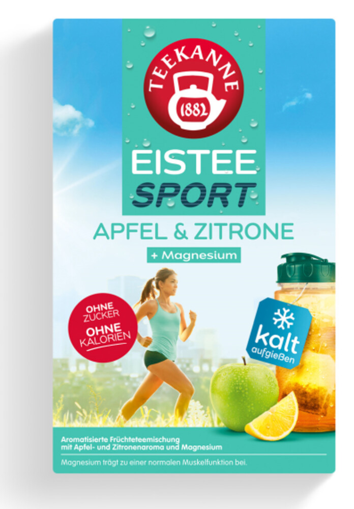 Teekanne Eistee Sport Apfel Zitrone 18 x 2,5 g