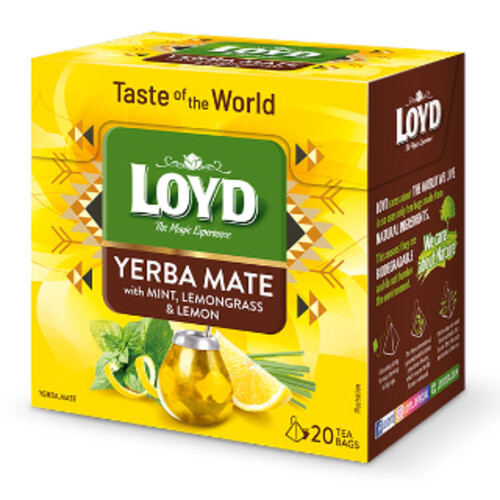 Loyd Yerba Mate Mint Lemon 20 x 1,7 g