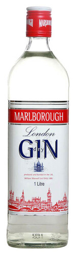Marlborough Gin 37,5% 1 l (holá láhev)