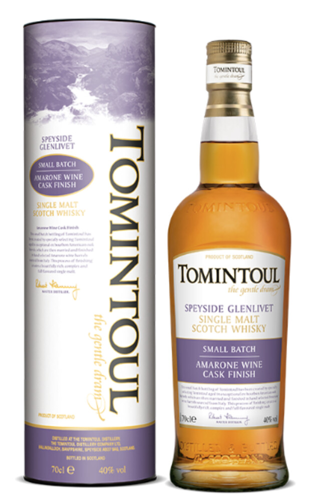 Tomintoul Amarone Wine Cask Finish 40% 0,7 l (tuba)