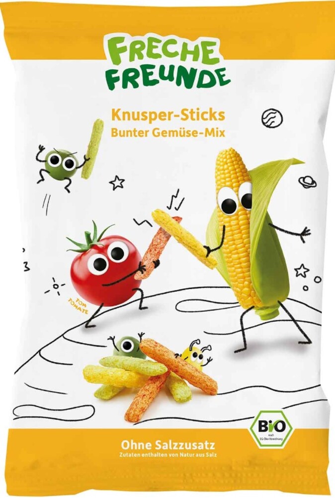 Freche Freunde Knusper Sticks Dreierlei 30 g