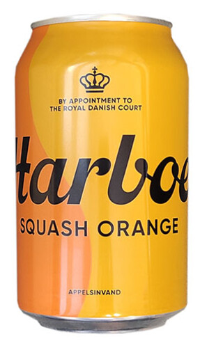 Harboe Squash Orange 330 ml plech