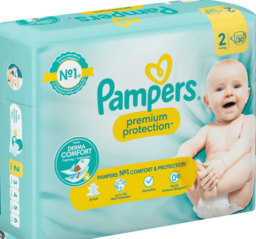 Pampers Premium 2 4-8kg 30 Stück