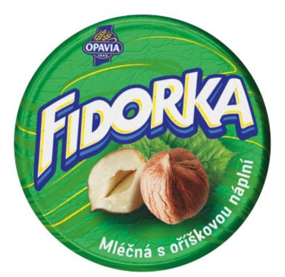 Opavia Fidorka mléčná s oříšky 30 g