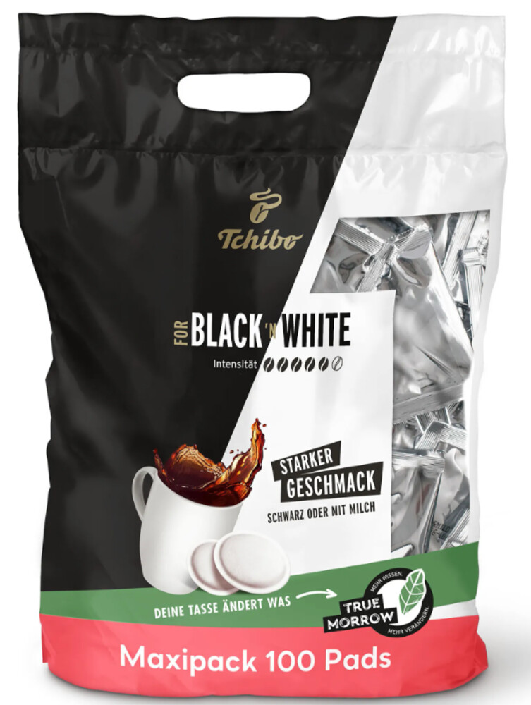Tchibo Black & White pads 100 ks