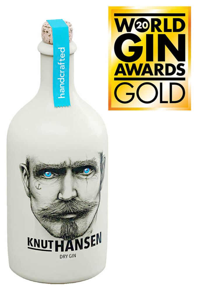 Knut Hansen Dry Gin 42%  0,5 l (holá láhev)