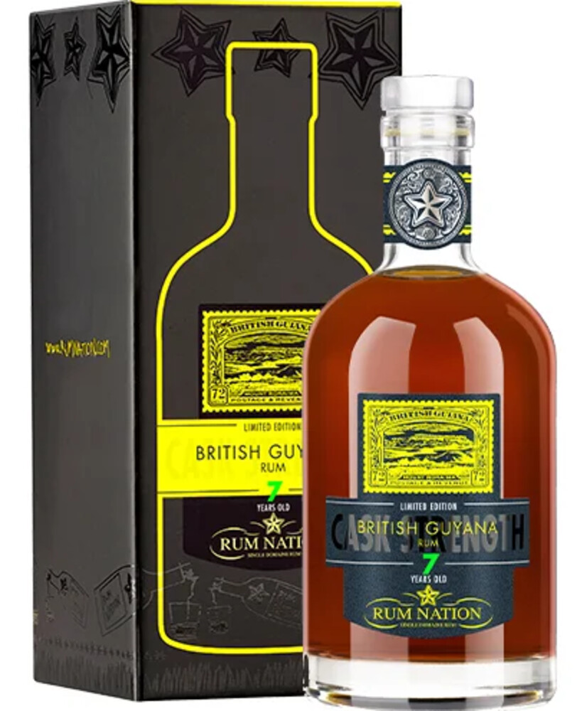 Rum Natoin British Guyana 7Y 59% 0,7 l   (karton)