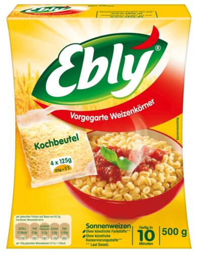 Ebly Sonnenweizen  4 x 125 g