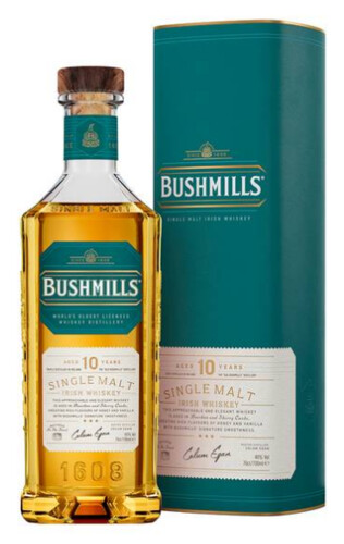 Bushmills 10y 40% 0,7 l (tuba)