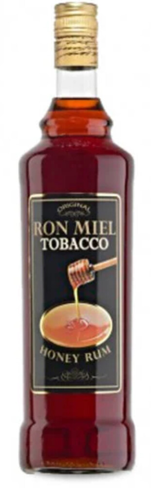 Ron Miel Tobacco Honey Rum 22% 1 l (holá láhev)