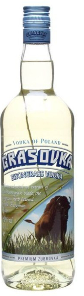 Grasovka Bison Vodka 38% 1 l (holá láhev)