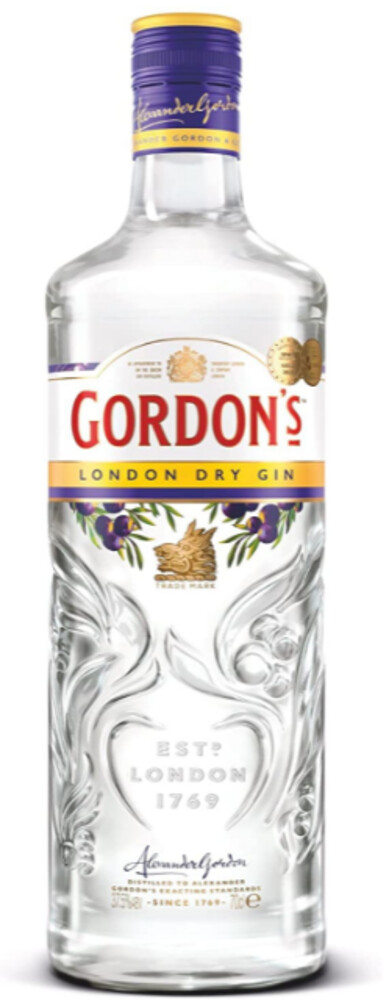 Gordon´s London Dry Gin 37,5% 1 l (holá láhev)
