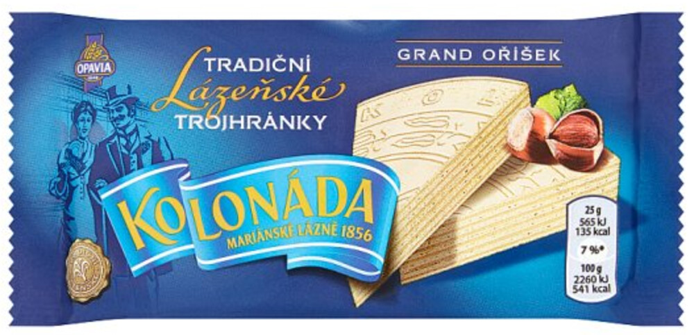 Kolonáda lázeňské trojhránky Grand oříšky 50 g