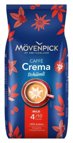 Mövenpick Crema Schümli zrnková káva 1 kg
