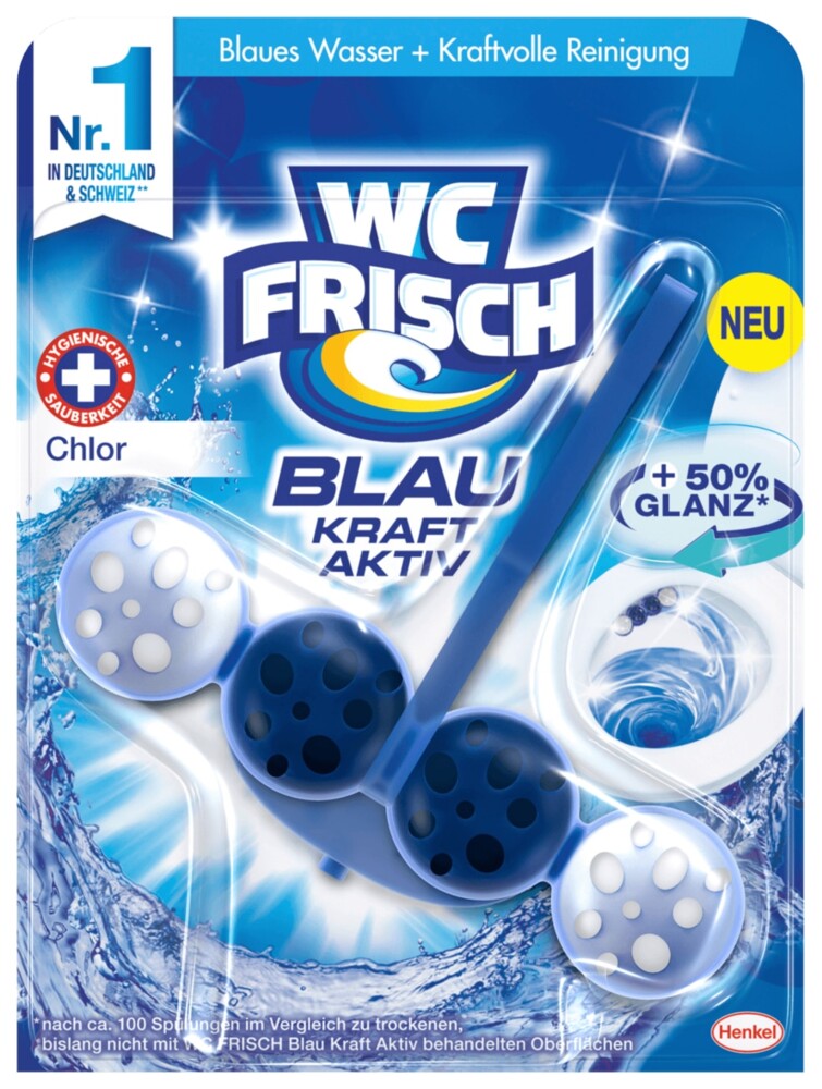 Wc Frisch, Blau Kraft Aktiv 50 g