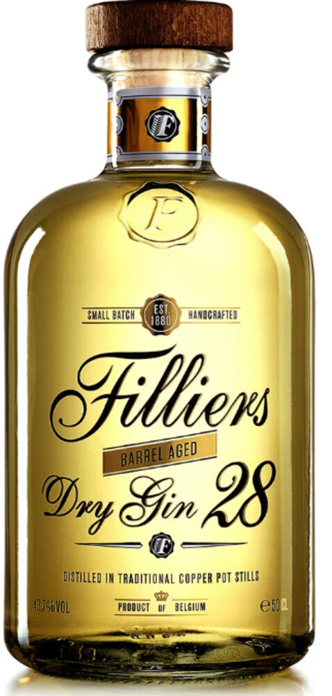 Filliers Barrel Aged Dry Gin 28 43,7% 0,5 l (holá láhev)