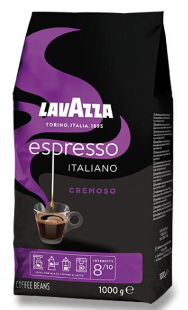 Lavazza Espresso Cremoso zrnková káva 1 kg