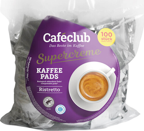 Caféclub Ristretto pads 100 ks 