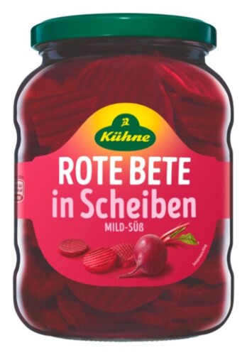 Kühne Rote Beete in Scheiben 670 g / 430 g