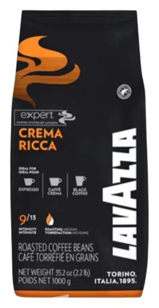 Lavazza Crema Ricca zrnková káva 1 kg