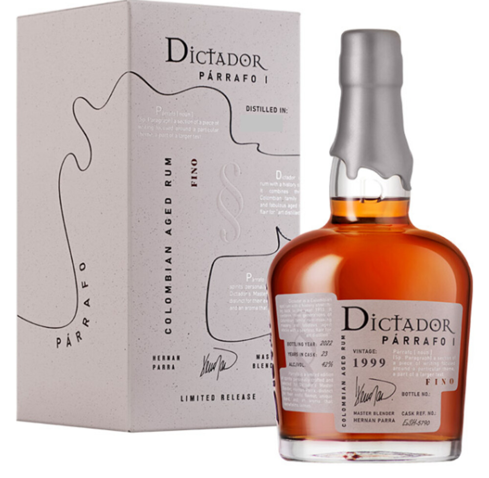 Dictador Parrafo Fino 23Y 1999 42% 0,7 l (karton)