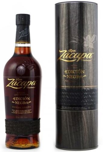 Ron Zacapa Centenario Edición Negra 23y 43% 1 l (tuba)