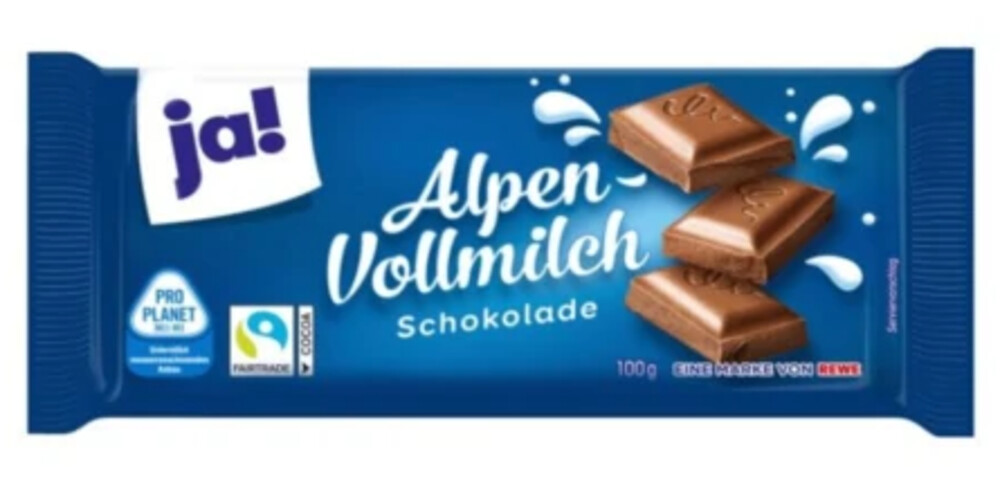 Ja! Alpenmilchschokolade 100 g