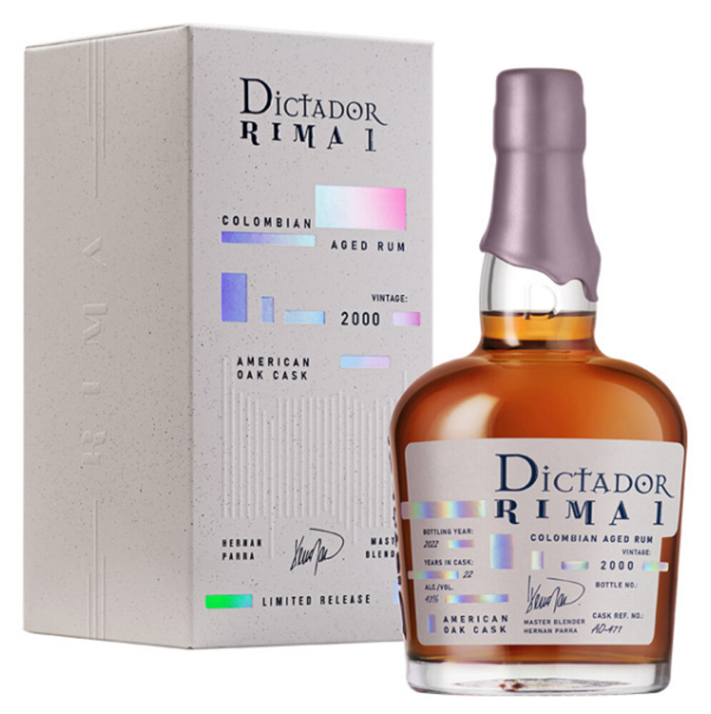 Dictador Rima American Oak Cask 22y 2000 43% 0,7 l (karton)