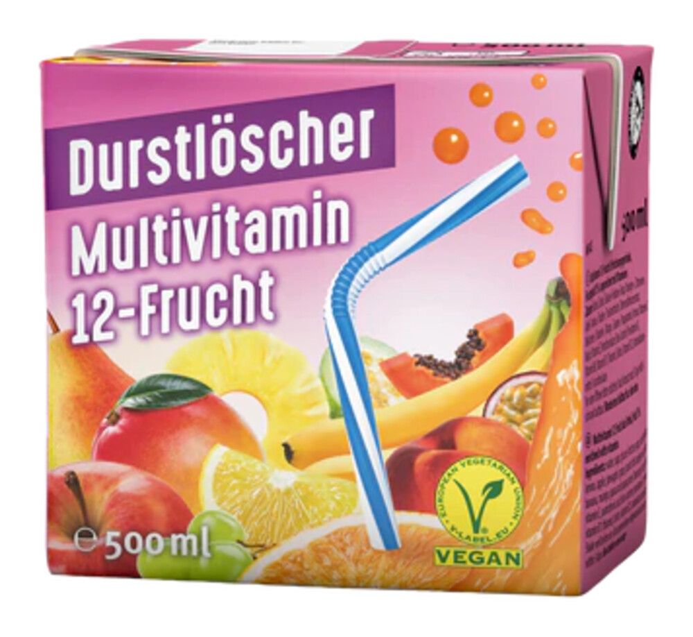 Durstlöscher Multivitamin 12 Frucht 0,5 l