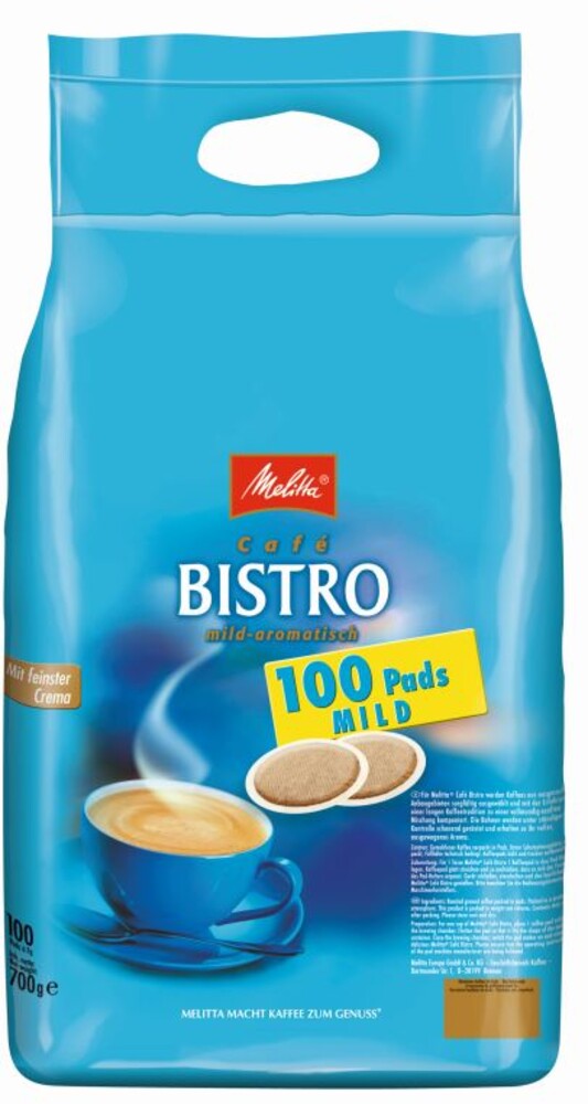 Melitta Bistro Mild pads 100 ks