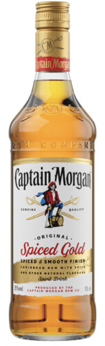 Captain Morgan Spiced 35% 1 l  (holá láhev)