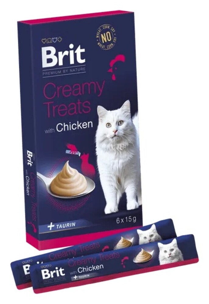 Brit Premium by Nature Creamy Treats with Chicken 6 x 15 g