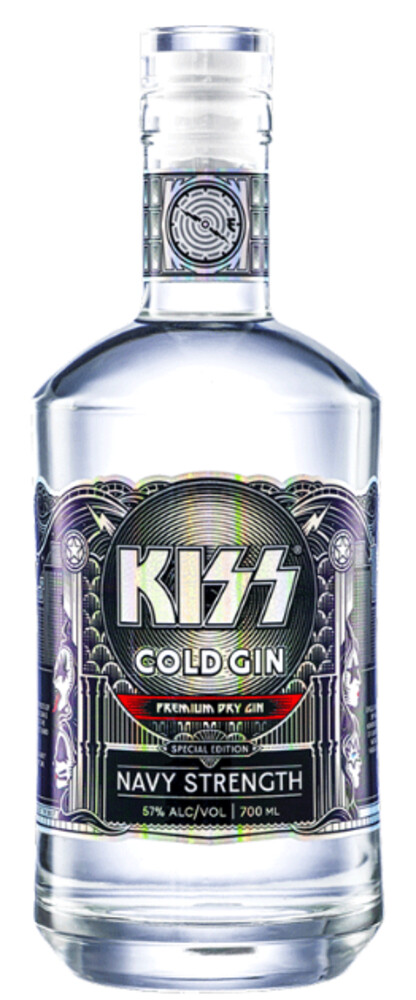 Kiss Cold Gin Navy Strength 57% 0,7 l (holá láhev)
