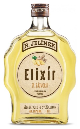 R. Jelínek Elixír ze  Zázvoru 14,7% 0,7 l (holá láhev)