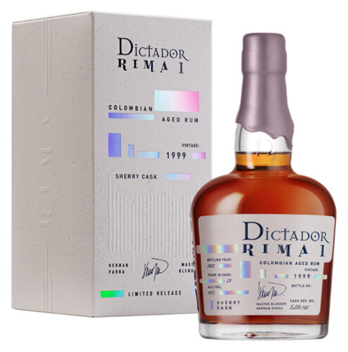 Dictador Rima Sherry Cask 23y 1999 45% 0,7 l (karton)